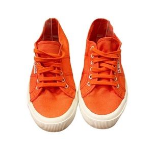 Superga Cotu Tomato Orange Canvas Sneaker 9.5